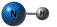 Bonded molecule of 1 Nitrogen and 1 Hydrogen atoms